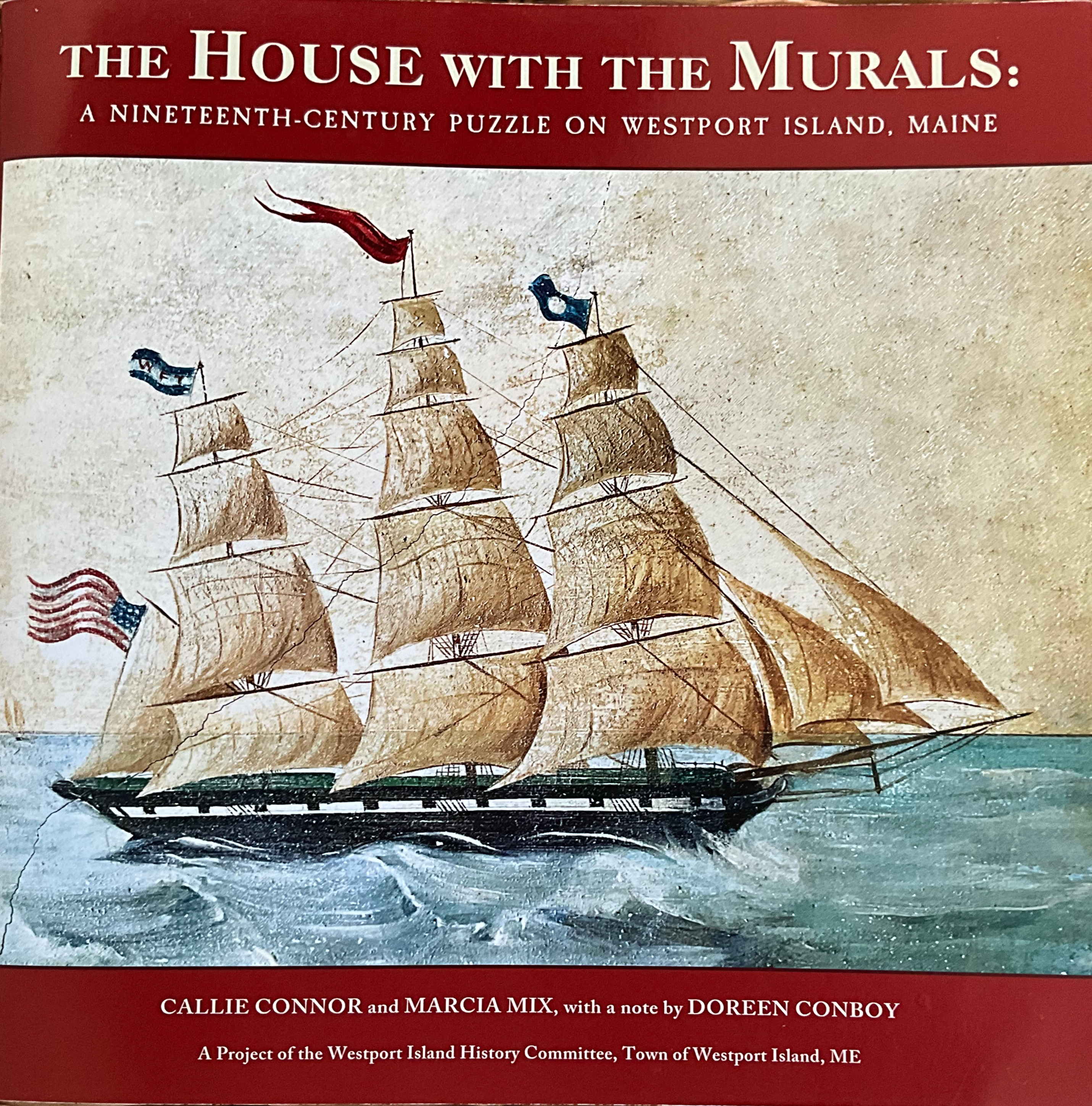 book cover with sailing ship